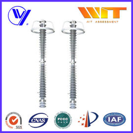Good price KEMA Outdoor Substation Substation Lightning Arrester 220kV , Brown / Gray Color online