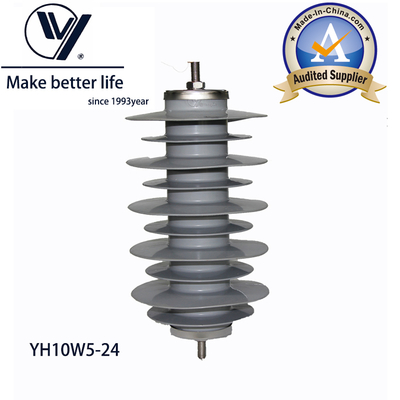 Good price YH10W-24 Gapless Lightning Arrester 10kA 24kV IEC60099-4 online