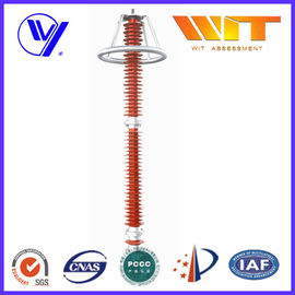 Good price 220KV Red Transmission Line Surge Arrester , Composite Polymer Lightning Arrestor online