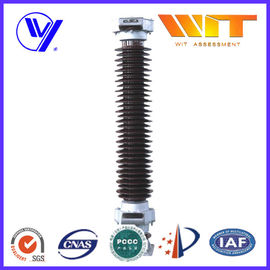 Good price 126KV Zinc Oxide Power Station Substation Arrester Lightning Diverter With Porcelain Housed online