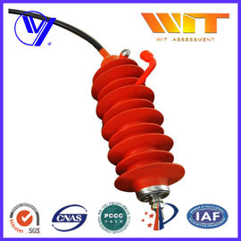 Good price 24KV Electrical Transmission Line Surge Arrester with Silicone Rubber Housing online