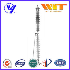 Good price 110KV Transmission Line Surge Arrester , KEMA Lightweight Lightning Protector online